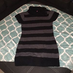 Girls black and grey sweater dress